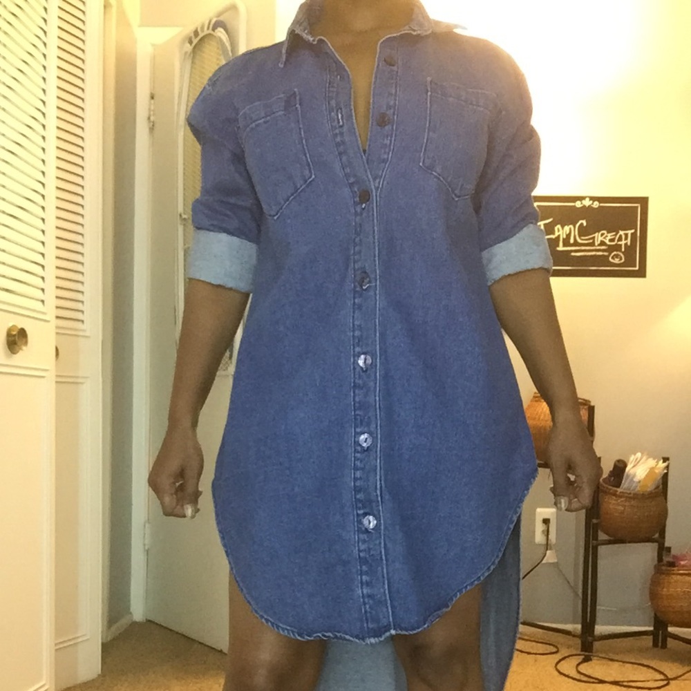 Vibrant Jean Dress/ Jacket